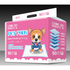 Come On Doggy Pet Pads (Baby Powder) 超厚尿墊(爽身粉味) 45X60 50片 